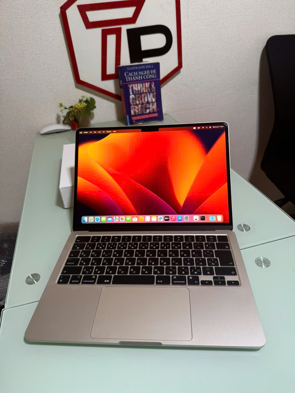 Macbook Air 2022 Gold FullBox (pin 100%) / Apple M2 / RAM 8GB / SSD 512GB / 13.6 inch 2k (2560x1664)